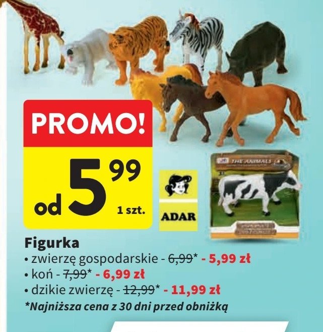 Figurka zwierzę gospodarskie Adar promocja