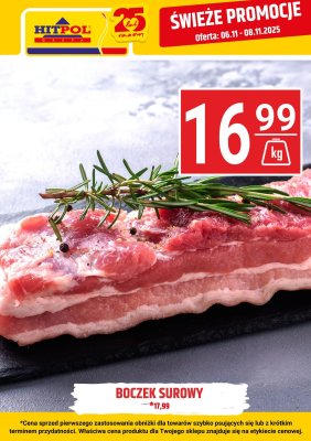 Boczek surowy promocja w Hitpol
