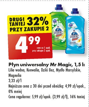 Płyn uniwersalny lilia wodna Mr magic promocja