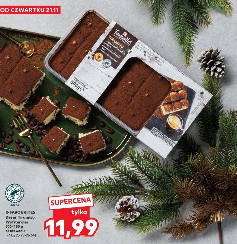 Tiramisu K-classic favourites promocja