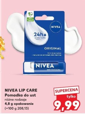 Pomadka do ust NIVEA LIP CARE różne rodzaje 4,8 g promocja w Kaufland