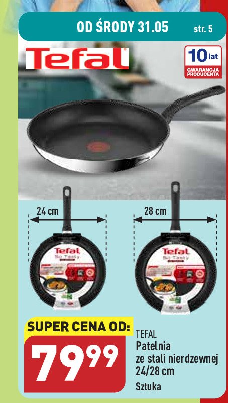 Patelnia 28 cm Tefal promocja
