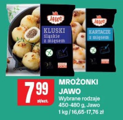 Mrożonki kluski z mięsem JAWO promocja w Chorten