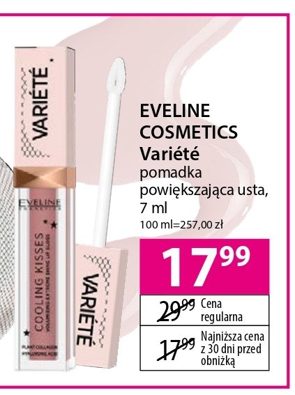 Pomadka w p艂ynie 01 EVELINE VARIETE promocja