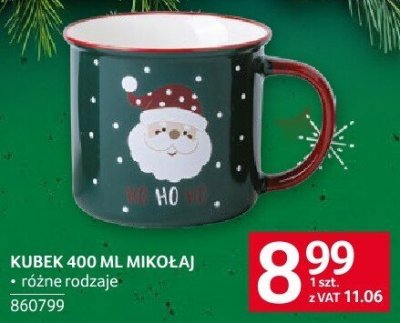 Kubek 400 ml Mikołaj różne rodzaje promocja w Selgros