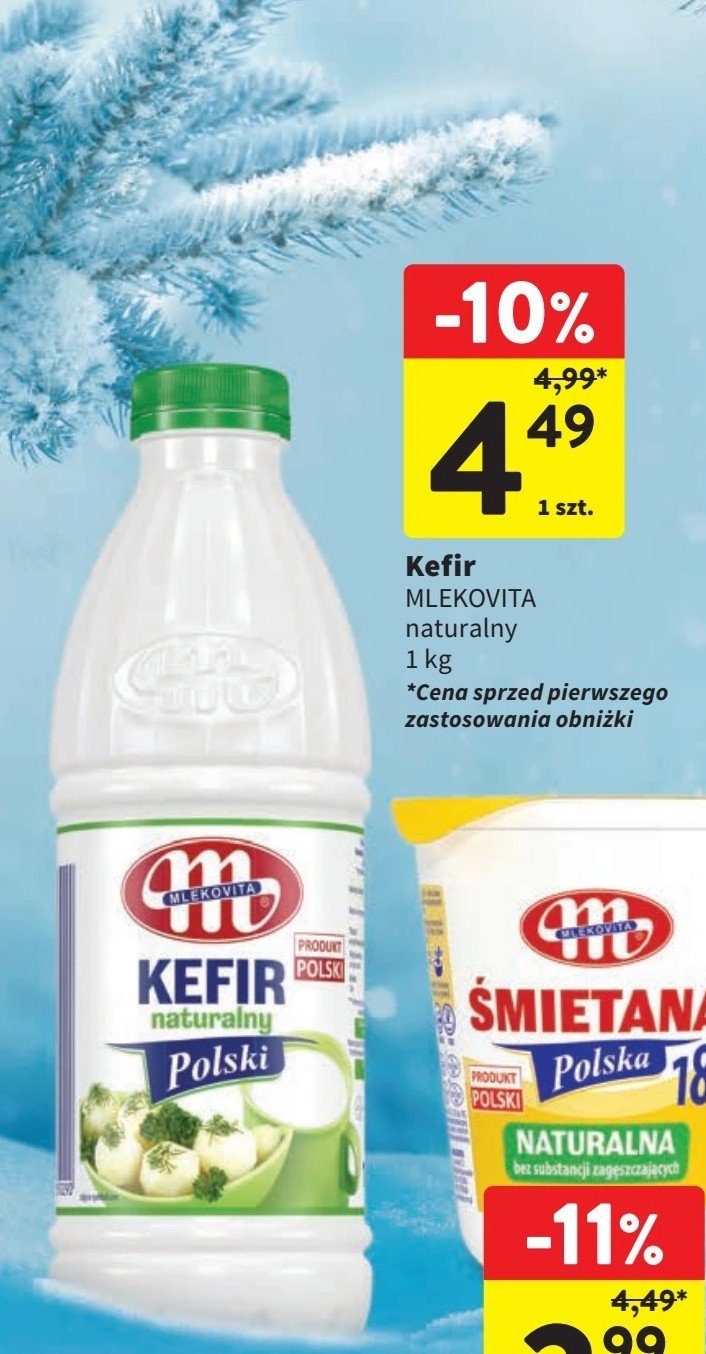 Kefir polski naturalny Mlekovita promocja