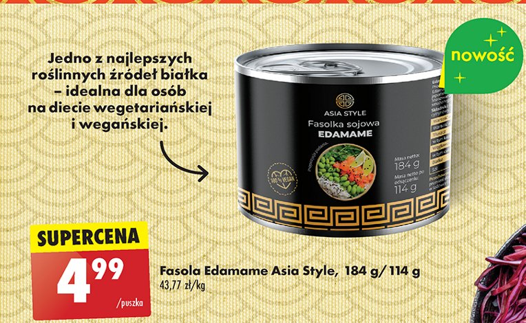 Fasola edamame Asia style promocja