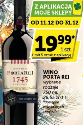 Wino Porta Rei wybrane rodzaje promocja w ABC