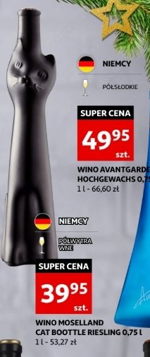 Wino Moselland cat riesling promocja