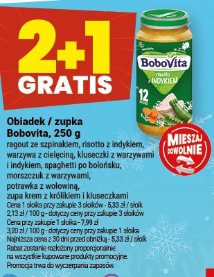 Obiadek / zupka Bobovita, 250 g promocja w Twój Market