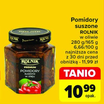 Pomidory suszone w oleju Rolnik promocja