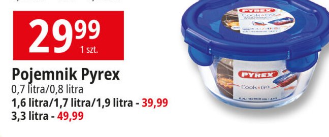 Pojemnik cook&go 1.7 l Pyrex promocja