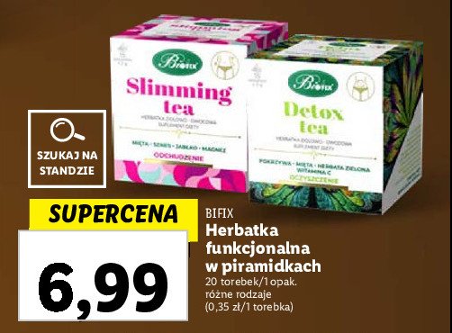 Herbata detox tea Bifix promocja