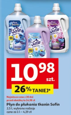 Płyn do płukania tkanin Sofin 2,5 l, wybrane rodzaje promocja w Auchan