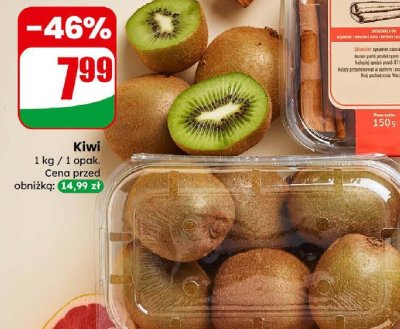 Kiwi 1 opak. promocja w Dino