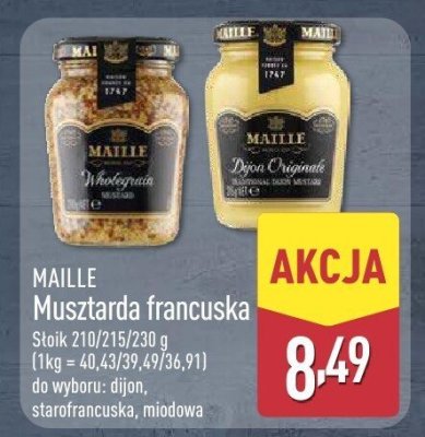 Musztarda starofrancuska  promocja w Aldi