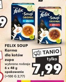 Karma dla kota wołowina kurczak jagnięcina Purina felix soup original promocja