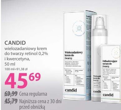 Serum odbudowujące do twarzy CANDID promocja w Hebe