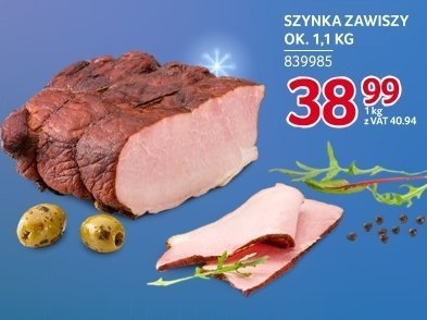 Szynka zawiszy ok. JBB 1,1 kg promocja w Selgros