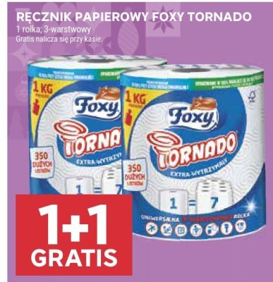 Ręcznik papierowy Foxy Tornado promocja w Stokrotka
