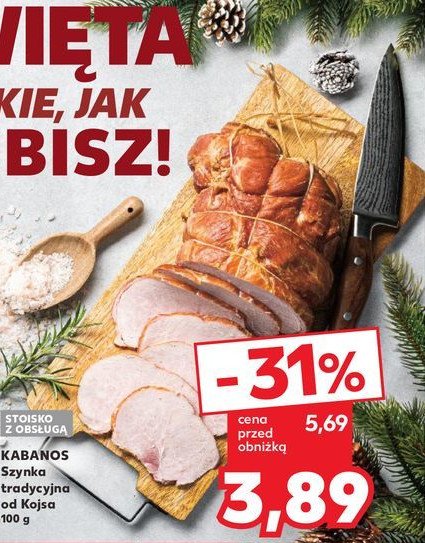 Szynka tradycyjna od kojsa Kabanos promocja