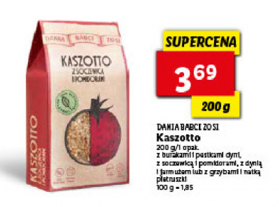 Kaszotto z burakami i pestkami dyni Sys dania babci zosi promocja