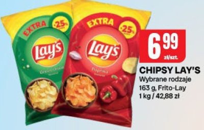 Chipsy Lay's, wybrane rodzaje promocja w Chorten