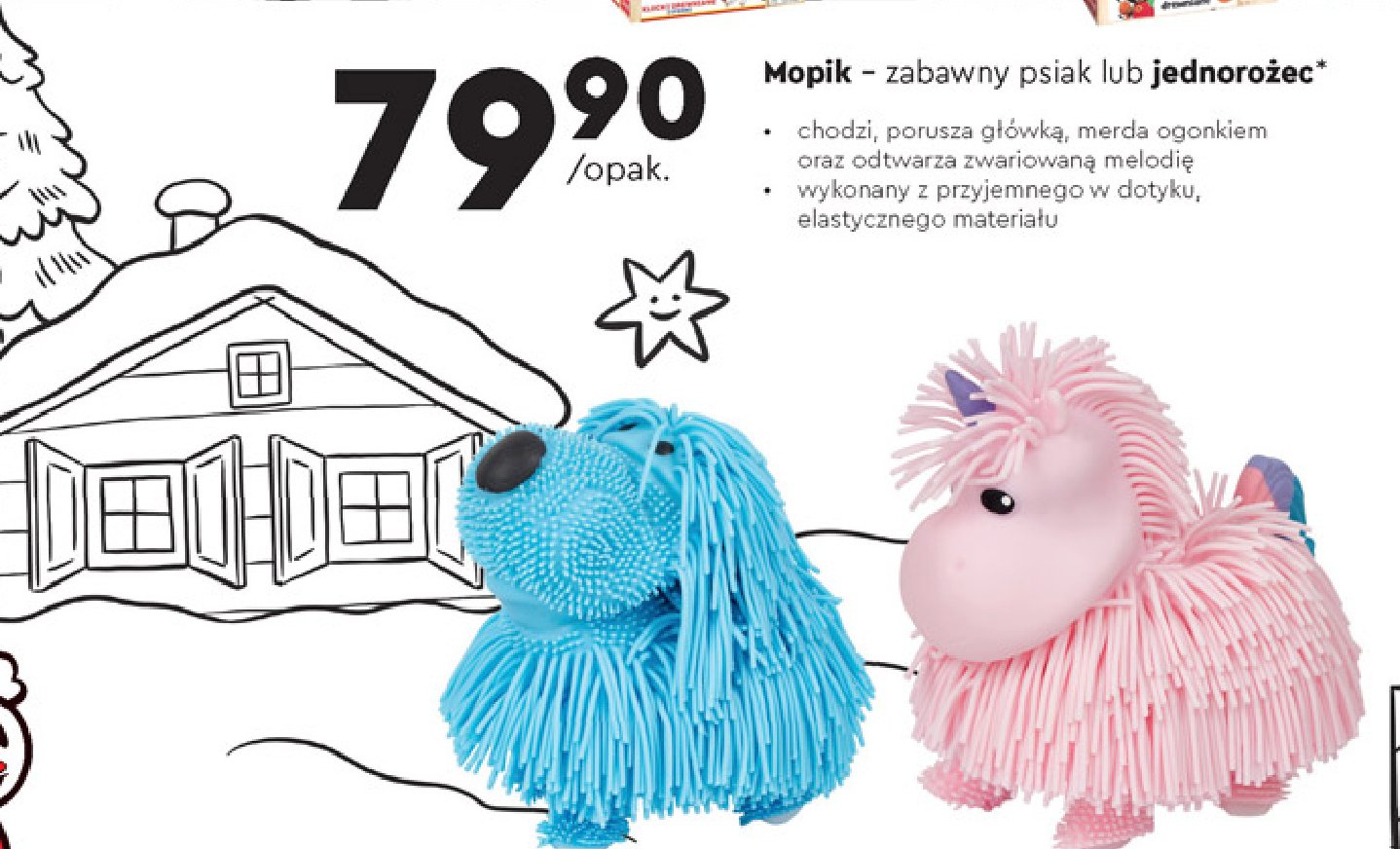 Mopik zabawny psiak promocja
