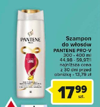 Szampon do w艂os贸w long black Pantene pro-v promocja