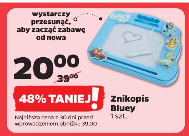 Znikopis bluey promocja