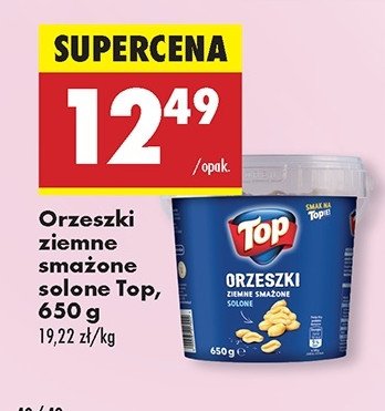 Orzeszki ziemne smażone solone Top promocja