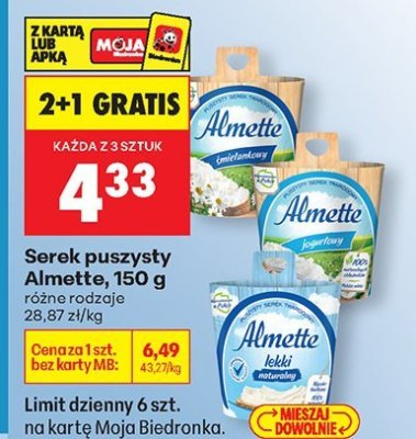 Ser promocja w Biedronka