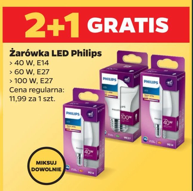 Żarówka led 40w e14 Philips promocja