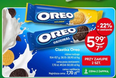 Ciastka Oreo Golden promocja w Żabka