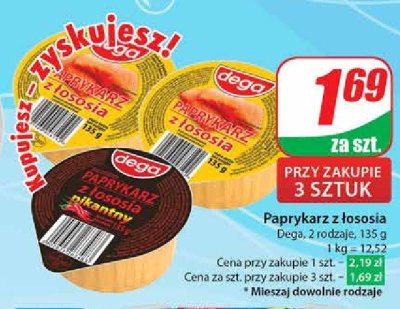 Paprykarz z łososia pikantny Dega promocja