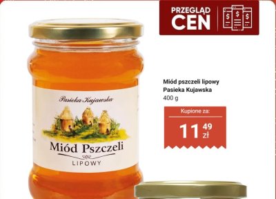 Miód pszczeli lipowy  promocja w Dino
