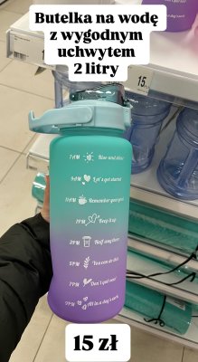 Butelka na wodę z wygodnym uchwytem 2 litry promocja w Dealz