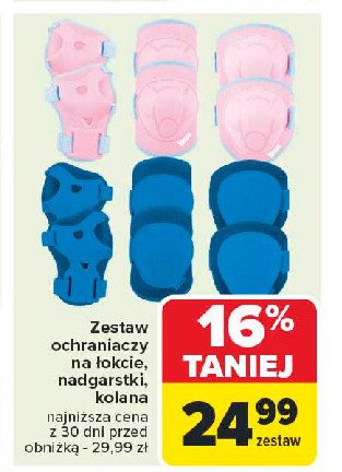 Zestaw ochraniaczy na 艂okcie nadgarstki i kolana promocja