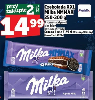 Czekolada XXL Milka MMAX 240-300g promocja w TOPAZ