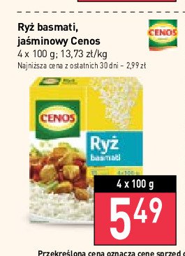 Ryż basmati Cenos promocja