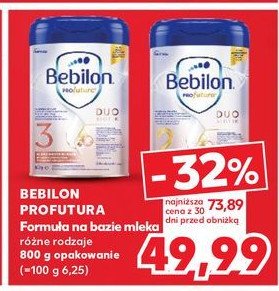 Mleko 3 Bebilon profutura duo biotik promocja