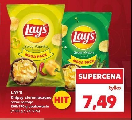Chipsy spicy paprika Lay's Frito lay lay's promocja w Kaufland