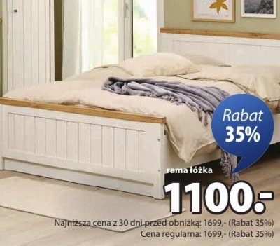 Rama łóżka MARKSKEL promocja w Jysk