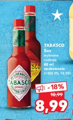 Sos brand habanero Tabasco promocja