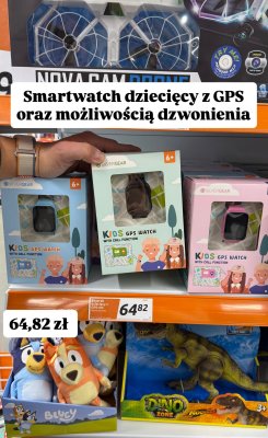 Zegarek świecący z GPS-em różne warianty promocja w Action