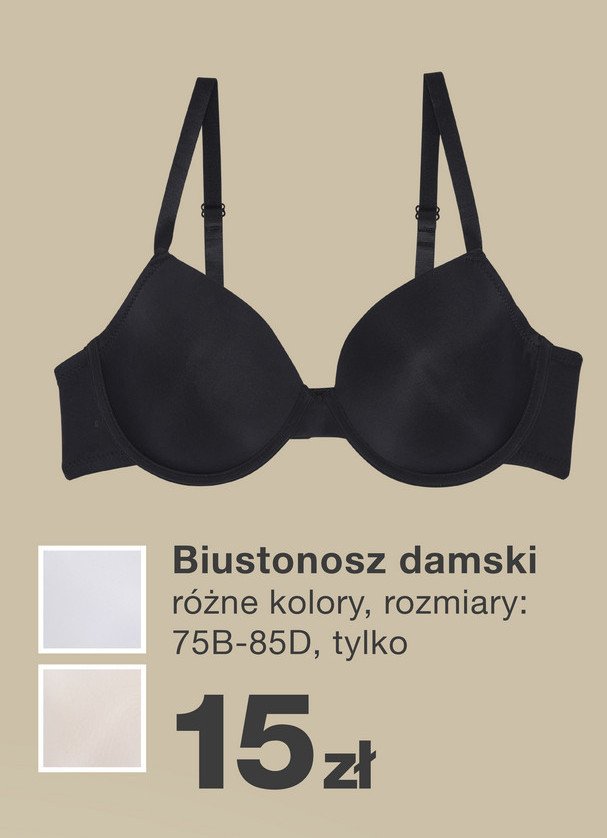 Biustonosz damski rozm. 75b-85d promocja