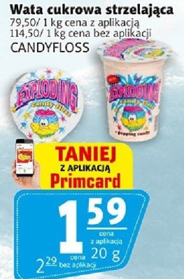 Wata cukrowa Wata cukrowa strzelająca CANDYFLOSS promocja w Prim Market