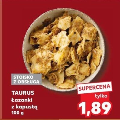 Łazanki z kapustą TAURUS promocja w Kaufland