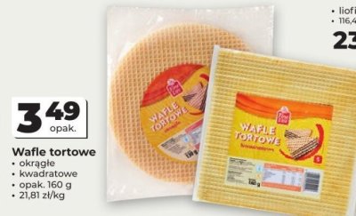 Wafle tortowe promocja w Odido