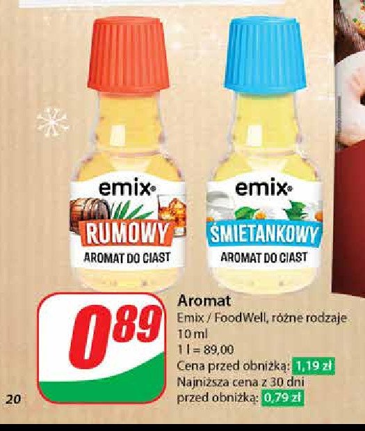 Aromat do ciasta rumowy Emix promocja